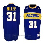 Camiseta Indiana Pacers Reggie Miller NO 31 Retro 1985-90 Azul