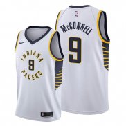 Camiseta Indiana Pacers T.j. Mcconnell NO 9 Association 2019-20 Blanco