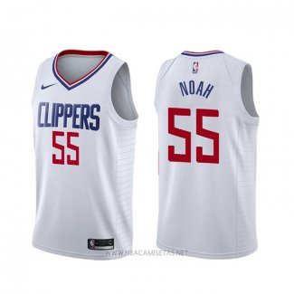 Camiseta Los Angeles Clippers Joakim Noah NO 55 Association Blanco