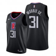 Camiseta Los Angeles Clippers Marcus Morris Sr. NO 31 Statement 2019-20 Negro