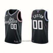 Camiseta Los Angeles Clippers Personalizada Ciudad 2022-23 Negro