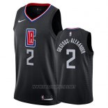 Camiseta Los Angeles Clippers Shai Gilgeous-Alexander NO 2 Statement 2019 Negro
