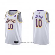 Camiseta Los Angeles Lakers DeAndre Jordan NO 10 Association 2021-22 Blanco