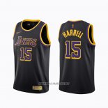 Camiseta Los Angeles Lakers Montrezl Harrell NO 15 Earned 2020-21 Negro