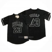 Camiseta Manga Corta Chicago Bulls Michael Jordan NO 23 Negro