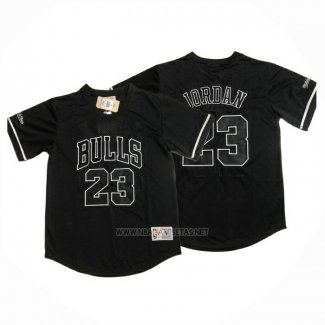 Camiseta Manga Corta Chicago Bulls Michael Jordan NO 23 Negro