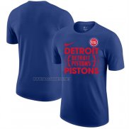 Camiseta Manga Corta Detroit Pistons Azul1