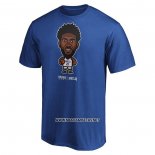 Camiseta Manga Corta Philadelphia 76ers Joel Embiid Star Player Azul