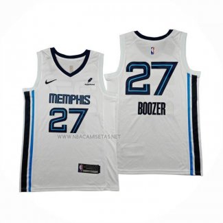 Camiseta Memphis Grizzlies Cameron Boozer NO 27 Association 2026-27 Blanco