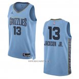 Camiseta Memphis Grizzlies Jaren Jackson JR. NO 13 Statement 2022-23 Azul
