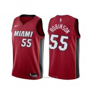Camiseta Miami Heat Duncan Robinson NO 55 Statement Rojo
