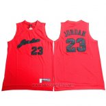 Camiseta Michael Jordan NO 23 Rojo2 Negro