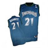 Camiseta Minnesota Timberwolves Kevin Garnett NO 21 Retro Azul