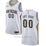 Camiseta New Orleans Pelicans Nike Personalizada 17-18 Blanco