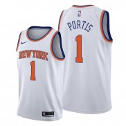 Camiseta New York Knicks Bobby Portis NO 1 Association Blanco