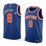 Camiseta New York Knicks Johnny O'bryant III NO 8 Icon 2018 Azul