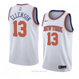 Camiseta New York Knicks Knicks Henry Ellenson NO 13 Statement 2018 Blanco