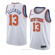Camiseta New York Knicks Knicks Henry Ellenson NO 13 Statement 2018 Blanco