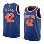 Camiseta New York Knicks Lance Thomas NO 42 Icon 2018 Azul