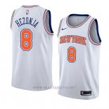 Camiseta New York Knicks Mario Hezonja NO 8 Statement 2018 Blanco