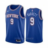 Camiseta New York Knicks Rj Barrett NO 9 Statement 2019-20 Azul