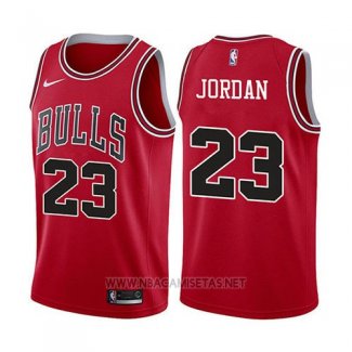 Camiseta Nino Chicago Bulls Michael Jordan NO 23 2017-18 Rojo