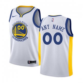 Camiseta Nino Golden State Warriors Personalizada 2017-18 Blanco