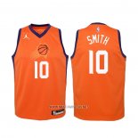 Camiseta Nino Phoenix Suns Jalen Smith NO 10 Statement 2020-21 Naranja