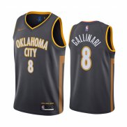Camiseta Oklahoma City Thunder Danilo Gallinari NO 8 Ciudad Negro