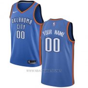 Camiseta Oklahoma City Thunder Nike Personalizada 17-18 Azul