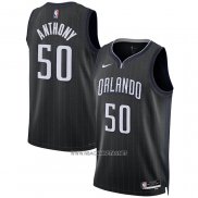 Camiseta Orlando Magic Cole Anthony NO 50 Ciudad 2022-23 Negro