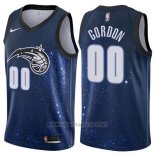 Camiseta Orlando Magic Gordon NO 00 Ciudad 2017-18 Azul