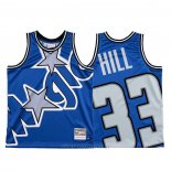 Camiseta Orlando Magic Grant Hill NO 33 Mitchell & Ness Big Face Azul