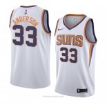 Camiseta Phoenix Suns Ryan Anderson NO 33 Association 2018 Blanco2