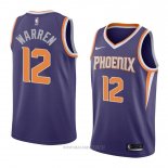 Camiseta Phoenix Suns Tj Warren NO 12 Icon 2018 Violeta