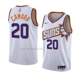 Camiseta Phoenix Suns Toumani Camara NO 20 Association 2023-24 Blanco