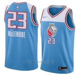 Camiseta Sacramento Kings Ben McLemore NO 23 Ciudad 2018 Azul