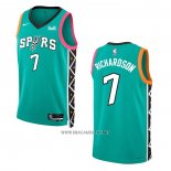 Camiseta San Antonio Spurs Josh Richardson NO 7 Ciudad 2022-23 Verde