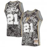 Camiseta San Antonio Spurs Tim Duncan NO 21 Special Year Of The Tiger Negro.