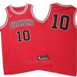 Camiseta Shohoku NO 10 Rojo