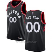 Camiseta Toronto Raptors Nike Personalizada 17-18 Negro