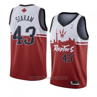 Camiseta Toronto Raptors Pascal Siakam NO 43 Ciudad 2019-20 Rojo