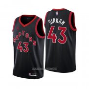 Camiseta Toronto Raptors Pascal Siakam NO 43 Statement 2020-21 Negro