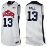 Camiseta USA 2012 Chris Paul NO 13 Blanco