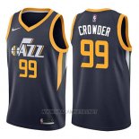 Camiseta Utah Jazz Jae Crowder NO 99 Icon 2017-18 Azul