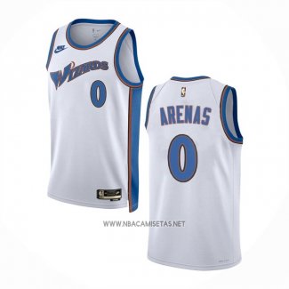 Camiseta Washington Wizards Gilbert Arenas NO 0 Classic 2022-23 Blanco