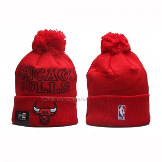Gorro Beanie Chicago Bulls New Era Rojo1