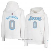 Sudaderas con Capucha Los Angeles Lakers Russell Westbrook Ciudad Blanco