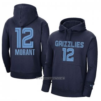 Sudaderas con Capucha Memphis Grizzlies Ja Morant Azul