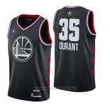 Camiseta All Star 2019 Golden State Warriors Kevin Durant NO 35 Negro